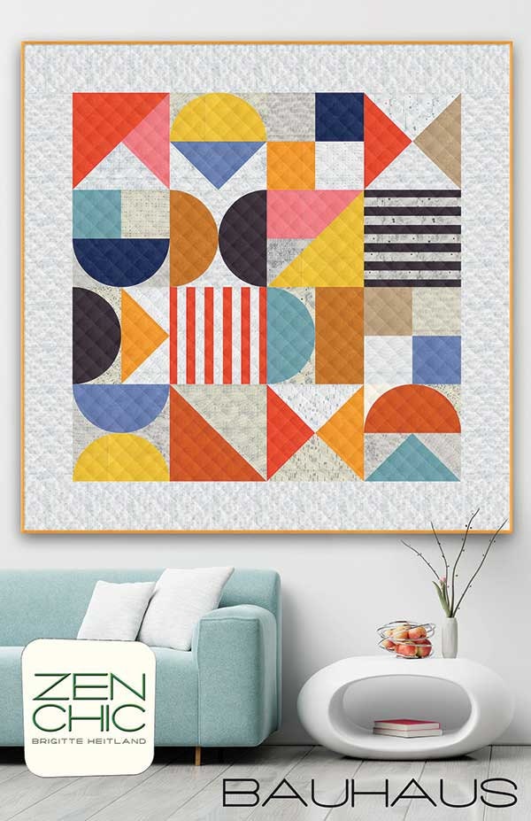 Bauhaus Quilt Pattern - Zen Chic - Brigitte Heitland - Moda - BHQP