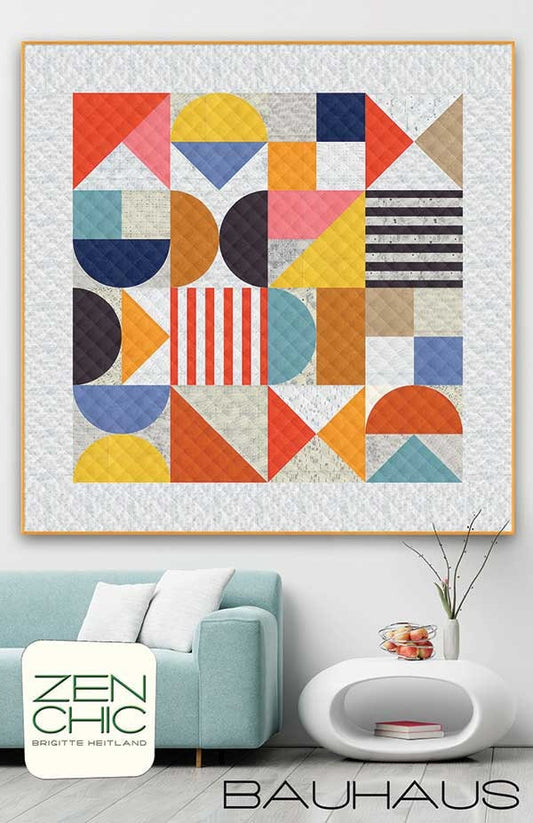 Bauhaus Quilt Pattern - Zen Chic - Brigitte Heitland - Moda - BHQP