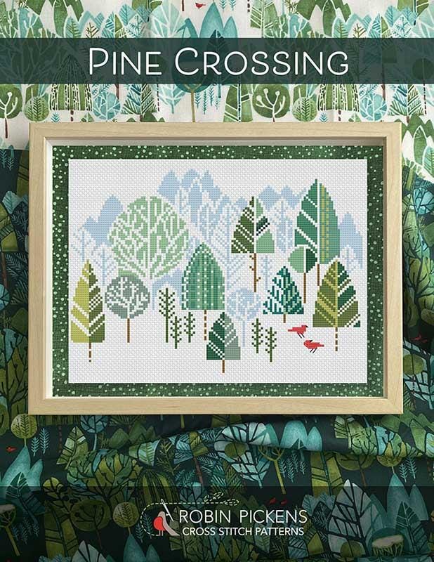 Pine Crossing Cross Stitch Pattern - Robin Pickens - Moda - RPCSP PC407