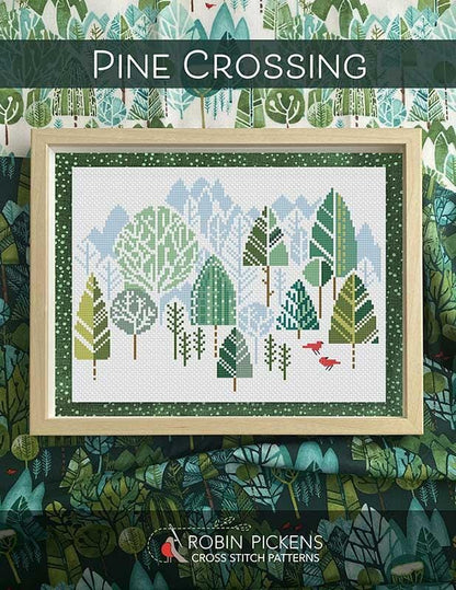 Pine Crossing Cross Stitch Pattern - Robin Pickens - Moda - RPCSP PC407