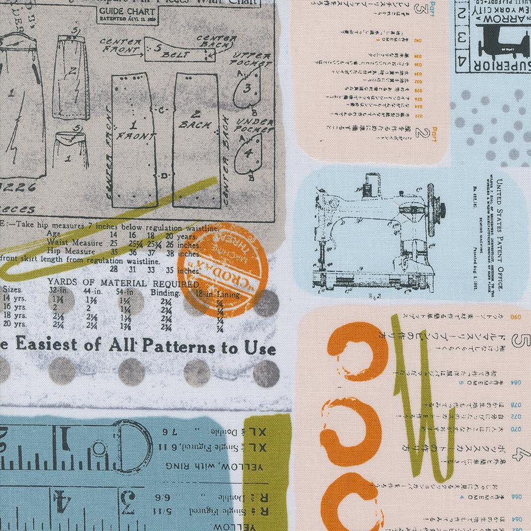 Bluish - Zen Chic - Moda - 40 Pieces - Jelly Roll - 1820JR