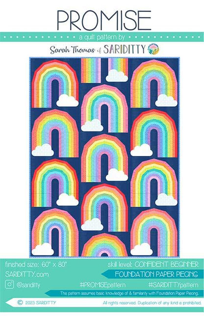 SALE!! Promise Quilt Pattern - Sariditty - Sarah Thomas - Moda - SD 005