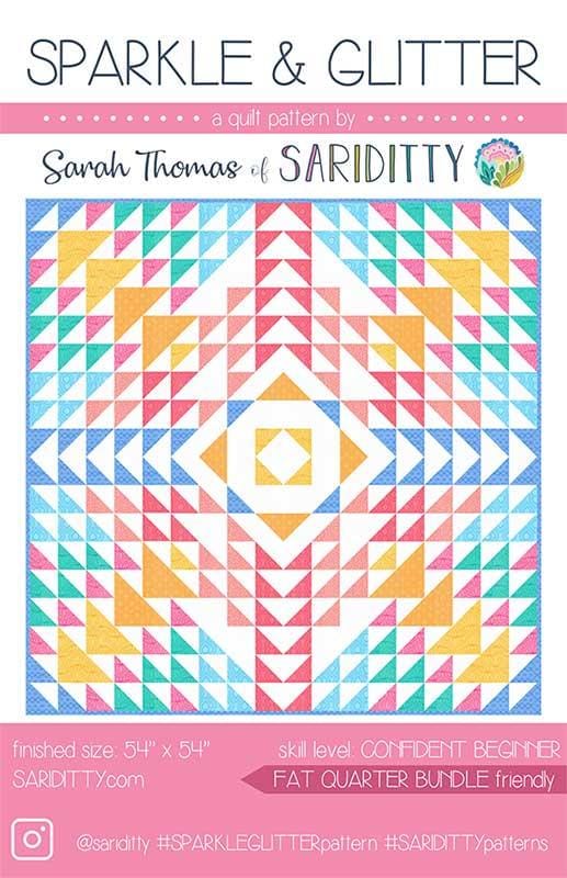 Sparkle & Glitter Quilt Pattern - Sariditty - Sarah Thomas - Moda - SD 002