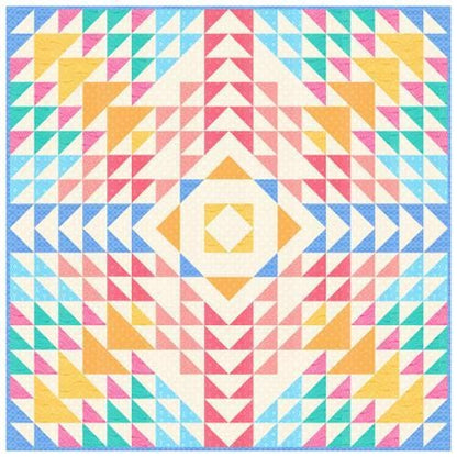 Sparkle & Glitter Quilt Kit - Rainbow Sherbet - Sarah Thomas - Sariditty - Moda Fabrics - KIT45020