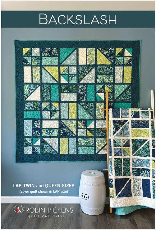 Backslash Quilt Pattern - Serena Shores - Robin Pickens - Moda - RPQP-BS132