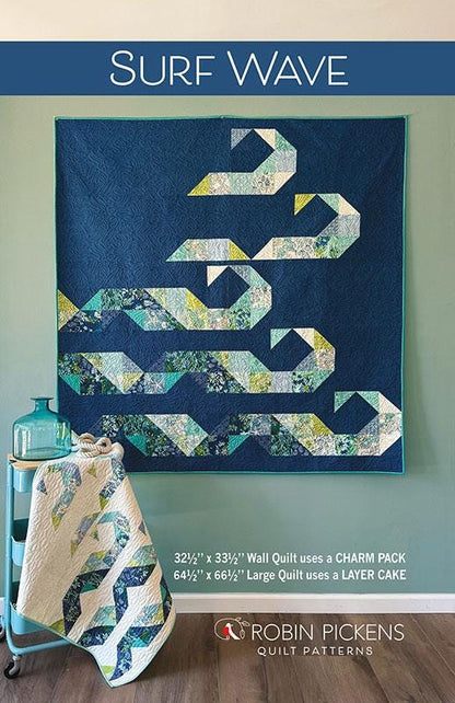 Surf Wave Quilt Pattern - Serena Shores - Robin Pickens - Moda - RPQP-SW160