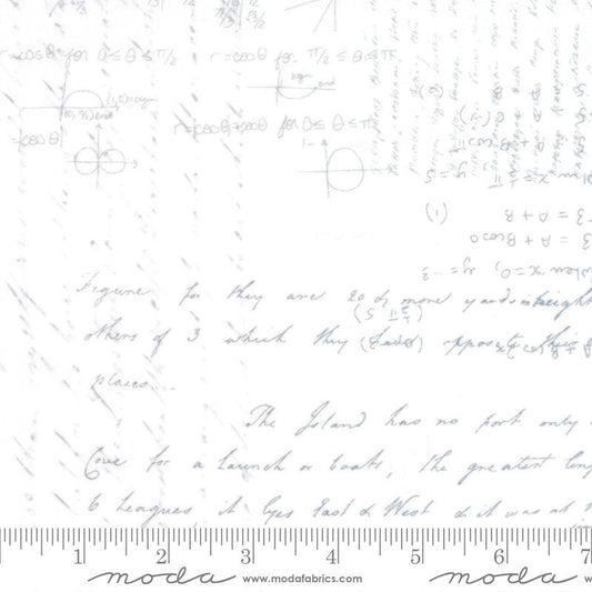 1 Yard - 108" - Modern Background - White - Zen Chic - Moda - Fabric Yardage - 11134 11