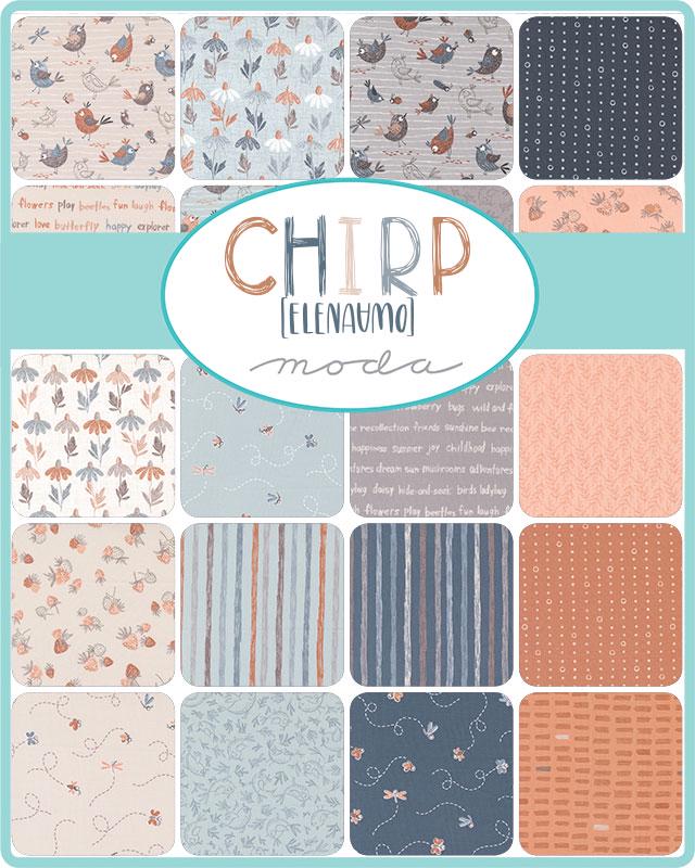 0,5 verge - Chirp - Points et cercles - Argile - Elena Amo - Moda - Tissu au mètre - 39038 14