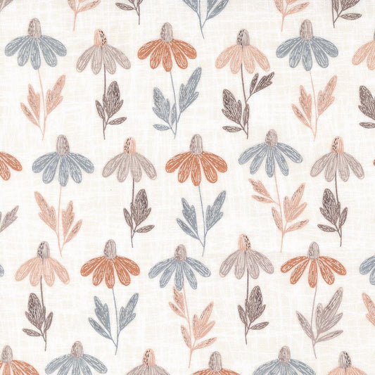 1/2 Yard - Chirp - Daisy Field - Cloud - Elena Amo - Moda - Fabric Yardage - 39031 11