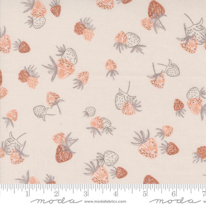 1/2 Yard - Chirp - Sweet Memories - Cloud - Elena Amo - Moda - Fabric Yardage - 39032 11