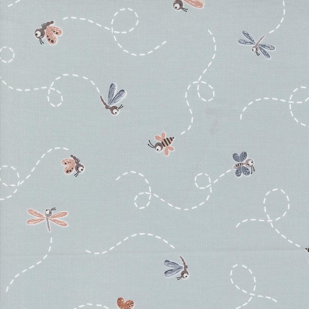 1/2 Yard - Chirp - Fly High - Sky - Elena Amo - Moda - Fabric Yardage - 39033 19
