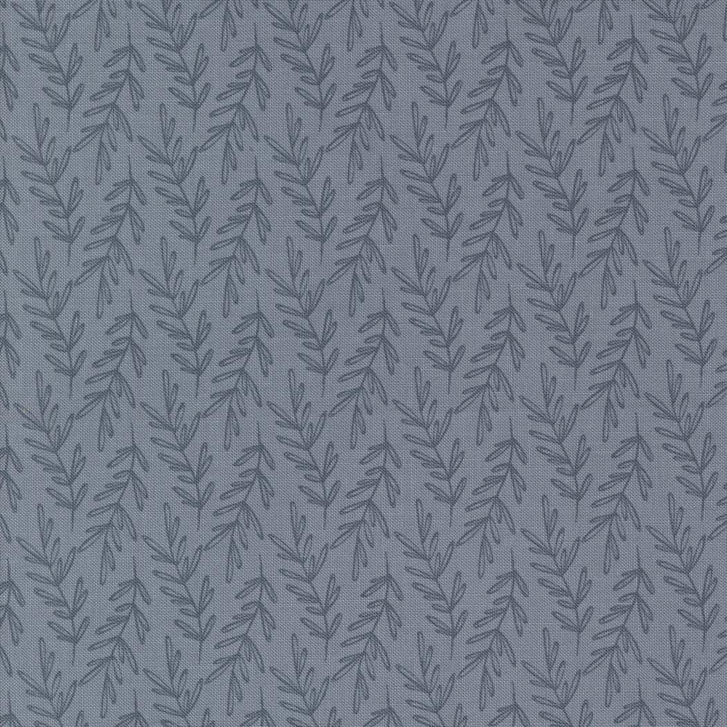 1/2 Yard - Chirp - Leaf Me Here - Raincloud - Elena Amo - Moda - Fabric Yardage - 39035 20