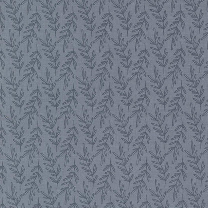 1/2 Yard - Chirp - Leaf Me Here - Raincloud - Elena Amo - Moda - Fabric Yardage - 39035 20
