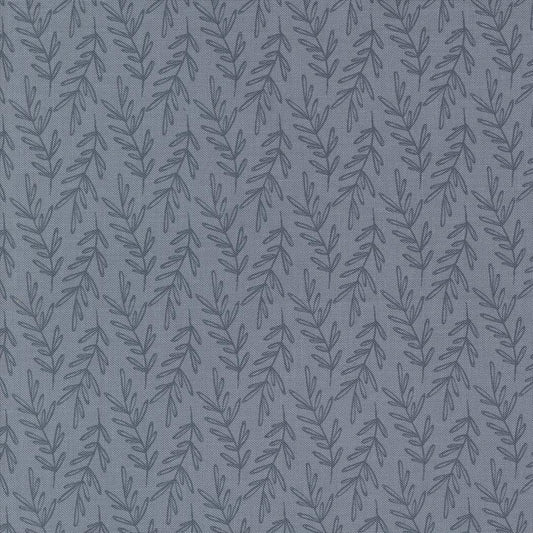 1/2 Yard - Chirp - Leaf Me Here - Raincloud - Elena Amo - Moda - Fabric Yardage - 39035 20