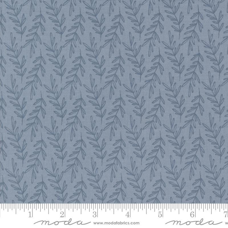 1/2 Yard - Chirp - Leaf Me Here - Raincloud - Elena Amo - Moda - Fabric Yardage - 39035 20