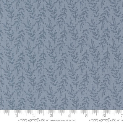 1/2 Yard - Chirp - Leaf Me Here - Raincloud - Elena Amo - Moda - Fabric Yardage - 39035 20