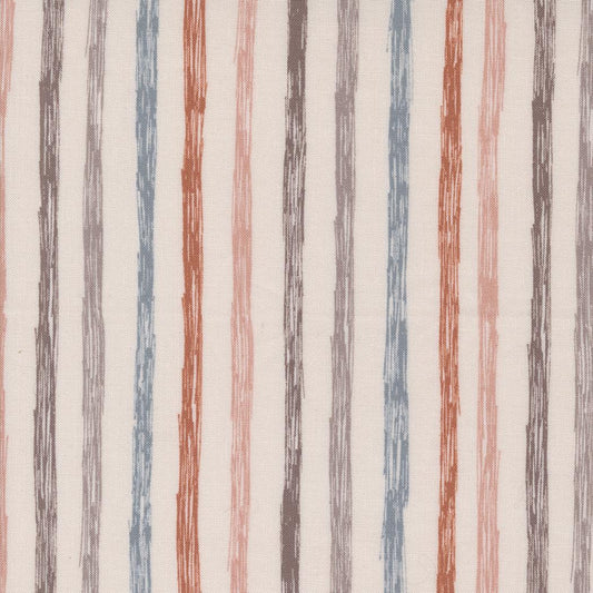 1/2 Yard - Chirp - Just Stripes - Cloud - Elena Amo - Moda - Fabric Yardage - 39037 11