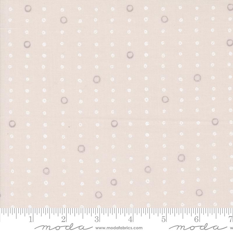 1/2 Yard - Chirp - Dots and Circles - Cloud - Elena Amo - Moda - Fabric Yardage - 39038 11