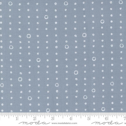 1/2 Yard - Chirp - Dots and Circles - Raincloud - Elena Amo - Moda - Fabric Yardage - 39038 20
