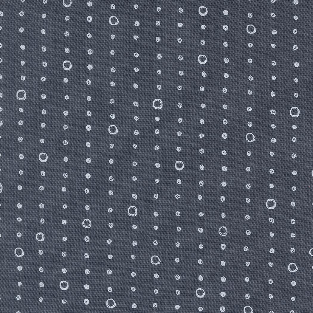 1/2 Yard - Chirp - Dots and Circles - Twilight - Elena Amo - Moda - Fabric Yardage - 39038 22