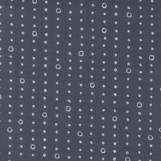 1/2 Yard - Chirp - Dots and Circles - Twilight - Elena Amo - Moda - Fabric Yardage - 39038 22