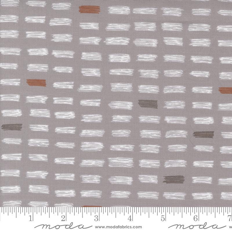 1/2 Yard - Chirp - Birds Eye View - Dove - Elena Amo - Moda - Fabric Yardage - 39039 15