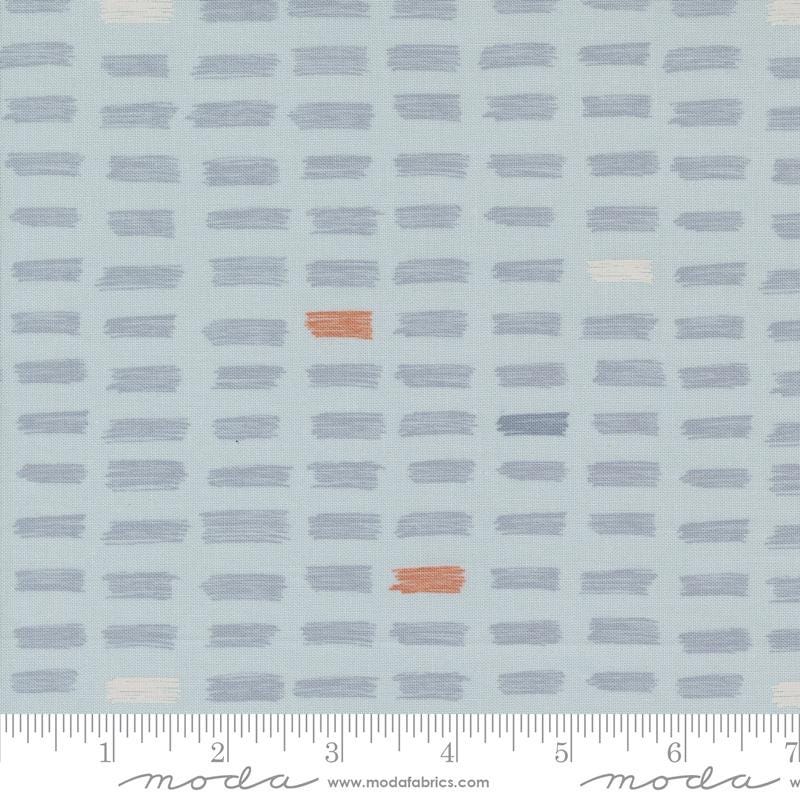 1/2 Yard - Chirp - Birds Eye View - Sky - Elena Amo - Moda - Fabric Yardage - 39039 19