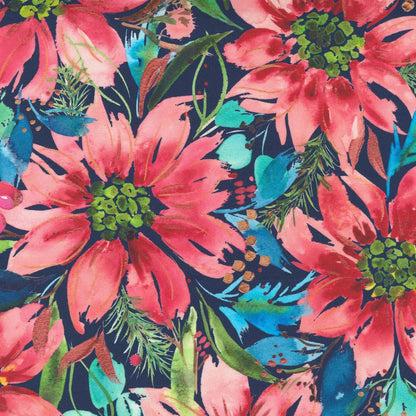 Starflower Christmas - Create Joy Project - Moda - 42 Pieces - Charm Pack - 8480PP