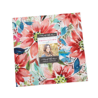 Starflower Christmas - Create Joy Project - Moda - 42 Pieces - Layer Cake - 8480LC