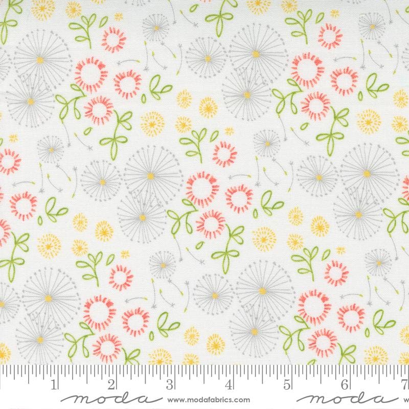 1/2 Yard - Dandi Duo - Cream - Robin Pickens - Moda - Fabric Yardage - 48752 11