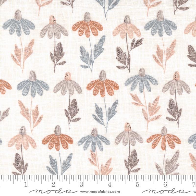 1/2 Yard - Chirp - Daisy Field - Cloud - Elena Amo - Moda - Fabric Yardage - 39031 11