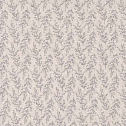 1/2 Yard - Chirp - Leaf Me Here - Cloud - Elena Amo - Moda - Fabric Yardage - 39035 11