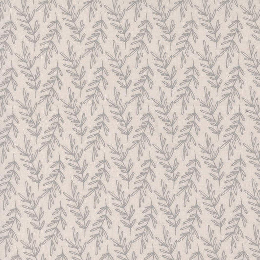 1/2 Yard - Chirp - Leaf Me Here - Cloud - Elena Amo - Moda - Fabric Yardage - 39035 11