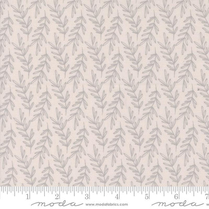 1/2 Yard - Chirp - Leaf Me Here - Cloud - Elena Amo - Moda - Fabric Yardage - 39035 11