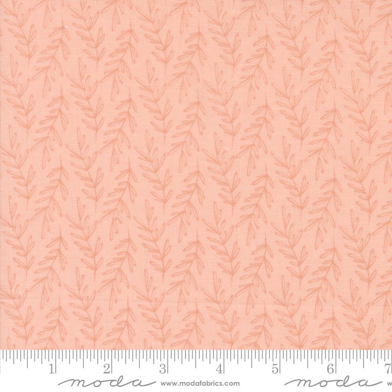 1/2 Yard - Chirp - Leaf Me Here - Sunrise - Elena Amo - Moda - Fabric Yardage - 39035 12