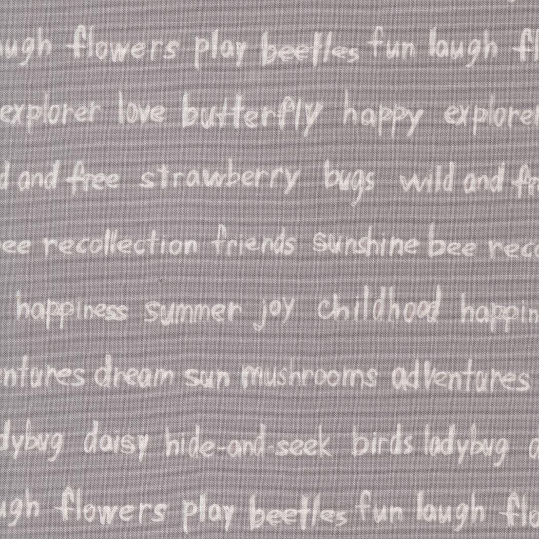 1/2 Yard - Chirp - Recollections - Dove - Elena Amo - Moda - Fabric Yardage - 39036 15