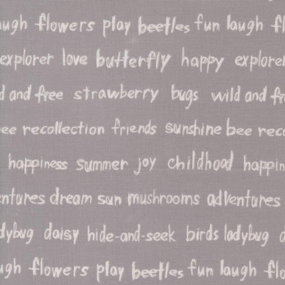 1/2 Yard - Chirp - Recollections - Dove - Elena Amo - Moda - Fabric Yardage - 39036 15