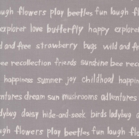 1/2 Yard - Chirp - Recollections - Dove - Elena Amo - Moda - Fabric Yardage - 39036 15