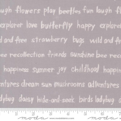 1/2 Yard - Chirp - Recollections - Dove - Elena Amo - Moda - Fabric Yardage - 39036 15