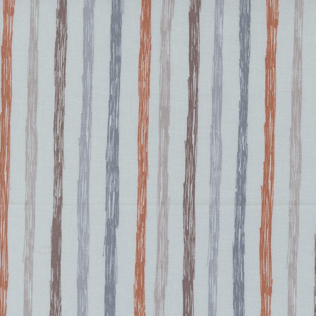 1/2 Yard - Chirp - Just Stripes - Sky - Elena Amo - Moda - Fabric Yardage - 39037 19