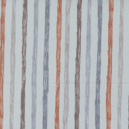 1/2 Yard - Chirp - Just Stripes - Sky - Elena Amo - Moda - Fabric Yardage - 39037 19
