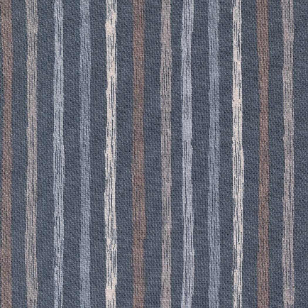 1/2 Yard - Chirp - Just Stripes - Twilight - Elena Amo - Moda - Fabric Yardage - 39037 22