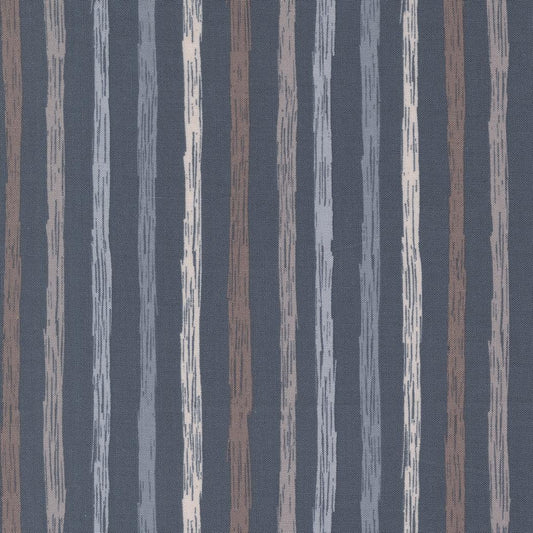 1/2 Yard - Chirp - Just Stripes - Twilight - Elena Amo - Moda - Fabric Yardage - 39037 22