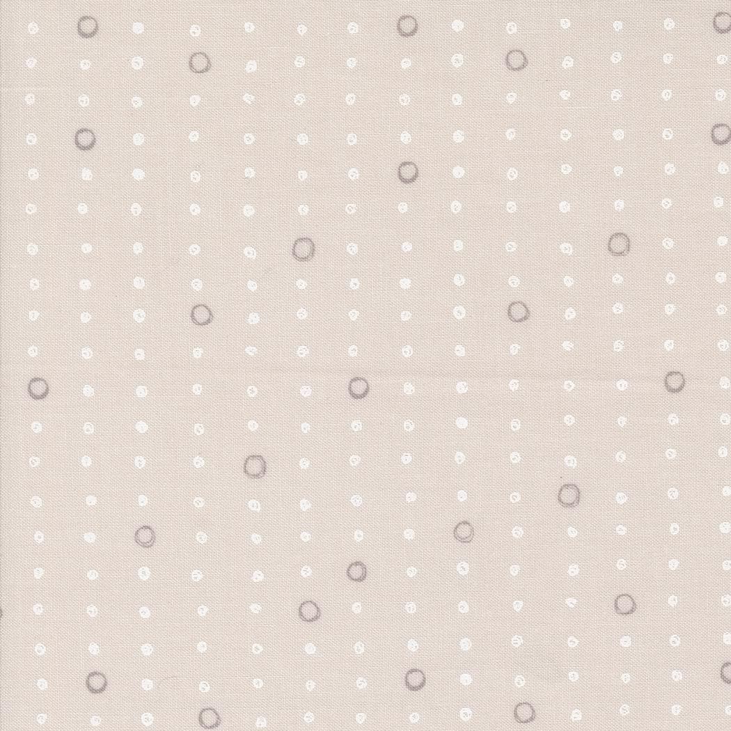 1/2 Yard - Chirp - Dots and Circles - Cloud - Elena Amo - Moda - Fabric Yardage - 39038 11