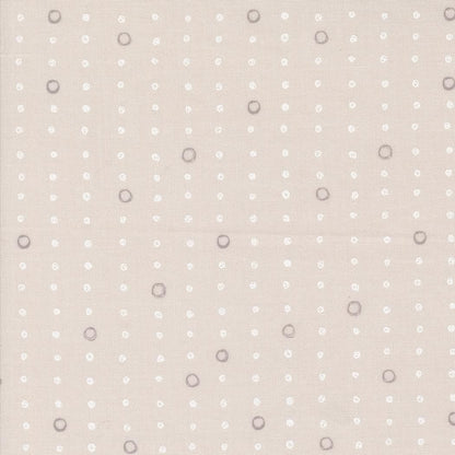 1/2 Yard - Chirp - Dots and Circles - Cloud - Elena Amo - Moda - Fabric Yardage - 39038 11