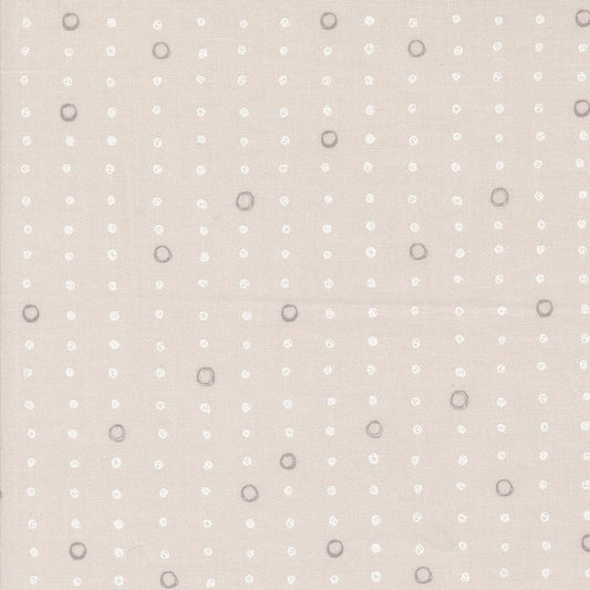 1/2 Yard - Chirp - Dots and Circles - Cloud - Elena Amo - Moda - Fabric Yardage - 39038 11