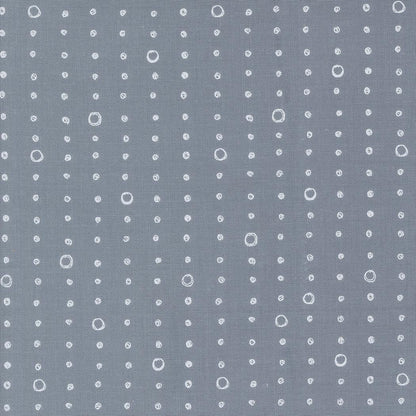 1/2 Yard - Chirp - Dots and Circles - Raincloud - Elena Amo - Moda - Fabric Yardage - 39038 20
