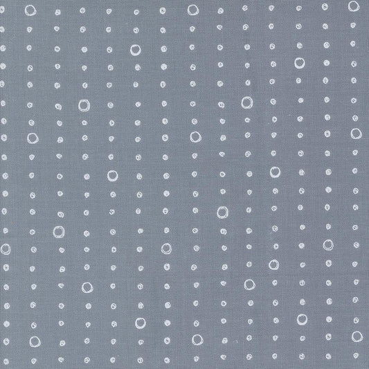 1/2 Yard - Chirp - Dots and Circles - Raincloud - Elena Amo - Moda - Fabric Yardage - 39038 20