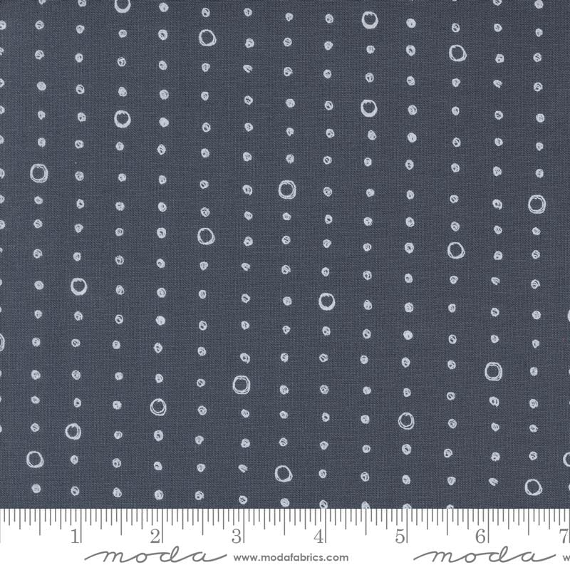 1/2 Yard - Chirp - Dots and Circles - Twilight - Elena Amo - Moda - Fabric Yardage - 39038 22
