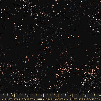 1 Yard - 108" - Speckled - Black - Ruby Star Society - Moda - Fabric Yardage - RS5055 61M